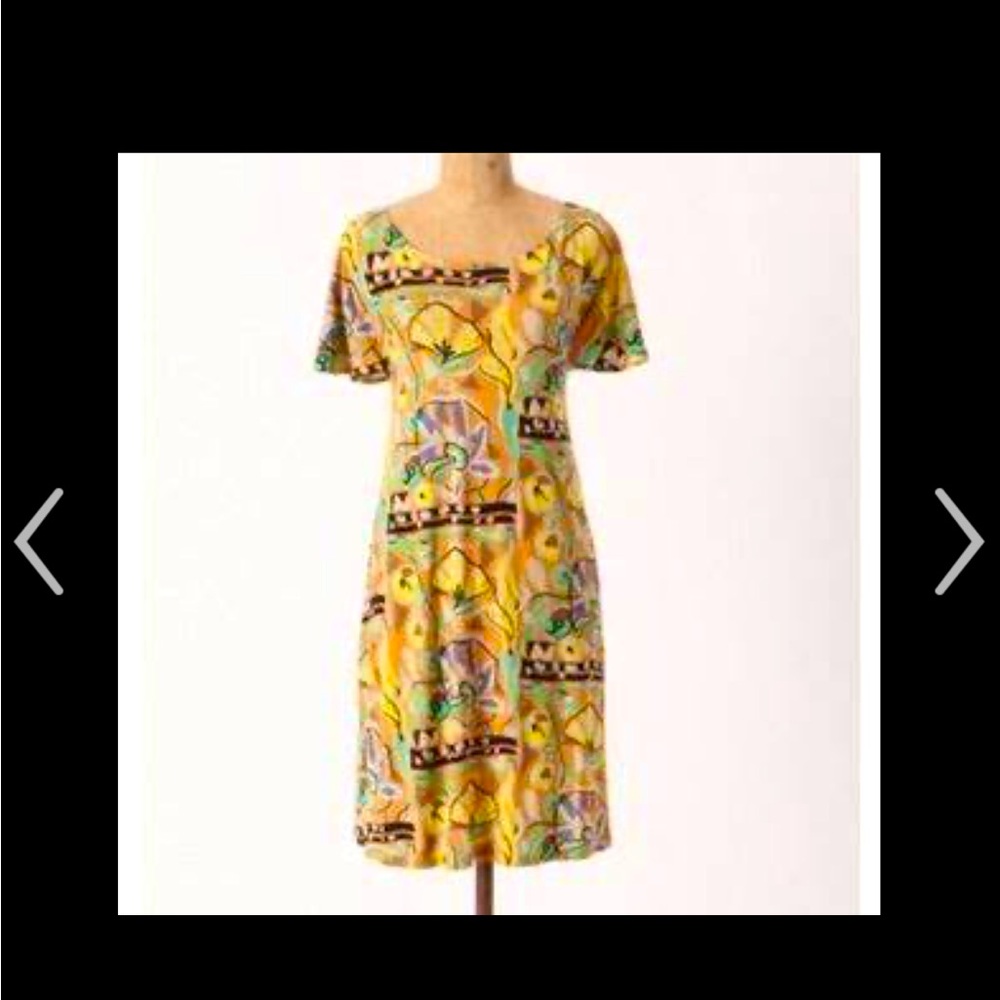 ANTHROPOLOGIE Vanessa Virginia MINA Dress M 8 10